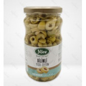 Yöre Dilimli Yeşil Zeytin 350 gr - 1