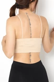 Gigotto Seamless Kabartma Desenli Büstiyer - 5