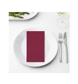 Omnisoft 40x40 cm 1/8 Defter Katlama Servis Peçetesi 50 Adet Bordo - 2