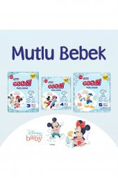 Goon Bebek Bezi Mutlu Bebek Jumbo Paket 5 Beden 26 Lı X 4 Adet - 6