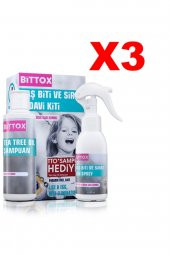 Bit Spreyi 100 Ml + Çay Ağacı Yağı Bit Şampuanı 150 Ml + Çelik Tarak Hediyeli X 3 Adet - 2