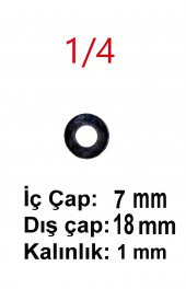 Demir Pul Galvanizli 1/4 (7 MM X 18 MM X 1MM) 100Lü Paket thumbnail 2