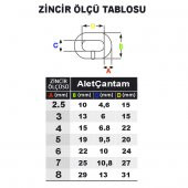 Aletçantam Galvaniz Kaplı Zincir 5 MM x 1 M - 2