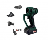 Klpro KLMS18-20 18V 2 Ah Li-ion Çift Akülü Darbeli Vidalama Multi Set - 1