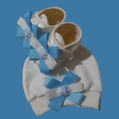 Yeni Doğan Bebek Hediye Seti - Mavi 0-3 AY - 1