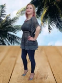Plaj Elbisesi Pareo - gri Siyah Standart - 3