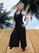 Siyah Bulmaca Pantolon - Siyah Renkli Standart Beden - 5