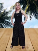 Siyah Bulmaca Pantolon - Siyah Renkli Standart Beden - 7
