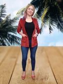 Kadife Likralı Ceket - 5