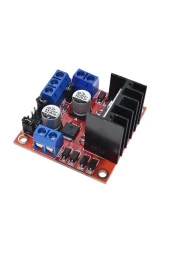 L298N Voltaj Regulatörlü Çift Motor Sürücü Kartı thumbnail 4