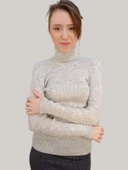 Fitilli Triko Kazak Taş Renk Standart Beden - 1