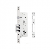 Kale Monoblock Çelik Kapı Kilidi bilyalı Barelli 252R BN Saten 60mm - 1