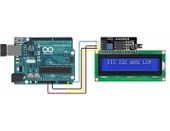 16x2 Mavi LCD + IIC/I2C Ekran Arayüz Modülü Birlikte Set thumbnail 8