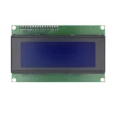 20x4 Mavi LCD + IIC/I2C Ekran Arayüz Modülü Birlikte Set thumbnail 2