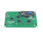 20x4 Mavi LCD + IIC/I2C Ekran Arayüz Modülü Birlikte Set thumbnail 3