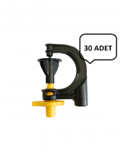 Turbo Flood Mini Sprink Başlığı Sarı 200lt/h (30 Adet) - 1
