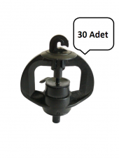 Tırnaklı Mini Sprink Başlığı Siyah-70lt/h (30 adet) - 1
