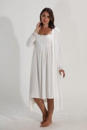 Nehirsel 2092 Hamile Lohusa Gecelik Sabahlık Takımı - 3