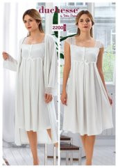 Duchesse 2200  Hamile Lohusa Gecelik Sabahlık Takım - 2