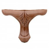Mobilya Kanepe Koltuk Ayağı Kahverengi Ahşap Desenli Ayak 14 cm - 1