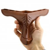 Mobilya Kanepe Koltuk Ayağı Kahverengi Ahşap Desenli Ayak 14 cm - 4