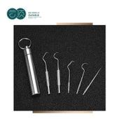 Valkyrie 5 Parça Paslanmaz Çelik Mini Diş Tartar Sökücü Diş Temizleme Kiti Tartar Kireç Temizleyici Seti - 2