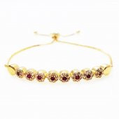 Altın Kaplama Zirkon Taş Kadın Su Yolu Bileklik - 1