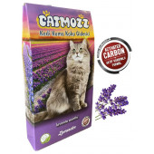 CatMozz Lavander Aktif Karbon Kedi Kumu Lavantalı Koku Giderici Extra Koku Kontrolü Topaklanma 30 Gr - 1