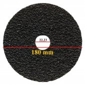 Fiber Disk 180x22 16 Kum Ahşap Metal Taşlama Rötuş Diski - 2