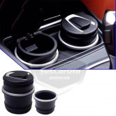 Bmw Tip Bardaklıklı Spor Oto Küllük Araç İçi Küllük Araba Küllüğü Siyah - 9