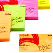Eagle 75 X 125 mm Neon Yapışkanlı Not Kağıdı 100 Yaprak Turuncu (655N-TRNC100LU) - 2