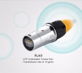 RJ45 Su Geçirmez Erkek Konnektör - 1