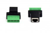 RJ45 Cat. 5/Cat. 6 Klemensli Jack - Dişi - 1