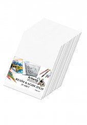 Resim Kağıdı 25x35 25 Li 100 gr 1 Paket 25*35 Resim Kartonu - 2