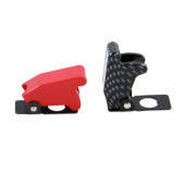 Toggle Switch Emniyet Kapağı 12mm için Karbon - 2
