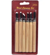 6lı 6 Lı Ahşap Oyma Seti Ahşap Oyma Bıçağı Ahşap Oyma Sanatı - 1