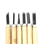 6lı 6 Lı Ahşap Oyma Seti Ahşap Oyma Bıçağı Ahşap Oyma Sanatı - 4