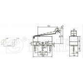 Micro Switch Mini Kıvrık Paletli KW10-Z3P - 2