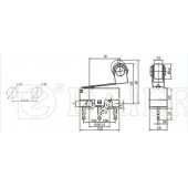 Micro Switch Mini Makaralı KW10-Z4P - 2