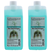2 Adet Kar Çiçeği Kolonyası - Litrelik -(BİDON) Korumalı Kapak - Yeni Model - 2