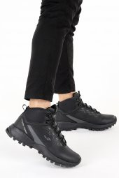 Lescon Polestar Max Günlük Bağcıklı Erkek Su Geçirmez Bot Ayakkabı Siyah thumbnail 1
