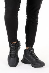 Lescon Polestar Max Günlük Bağcıklı Erkek Su Geçirmez Bot Ayakkabı Siyah thumbnail 2