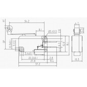 Micro Switch Uzun Makaralı KW1-103-7 - 2