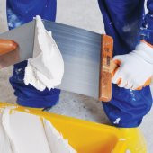 Dekor Macun Küreği Ahşap Saplı Kürek 16 CM - 2