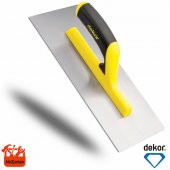 Dekor Alçı Malası Yay Çeliği 35 CM Açık Sap - 1