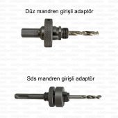 Gfb Bi Metal Panç Metal Tester 200 Mm + Hex Düz Girişli Adaptör - 3