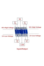 Logic Level Converter Modül Lojik Gerilim Seviye Dönüştürücü thumbnail 7