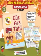 Atom Karınca 4. Sınıf Güz Ara Tatil Kitabı - 1