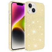 Apple iPhone 14 Plus Kılıf Zore Shining Simli Silikon Kılıf - 2