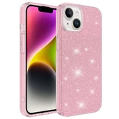 Apple iPhone 14 Plus Kılıf Zore Shining Simli Silikon Kılıf - 1